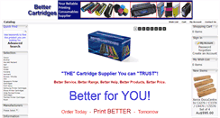 Desktop Screenshot of bettercartridges.com