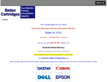 Tablet Screenshot of bettercartridges.com